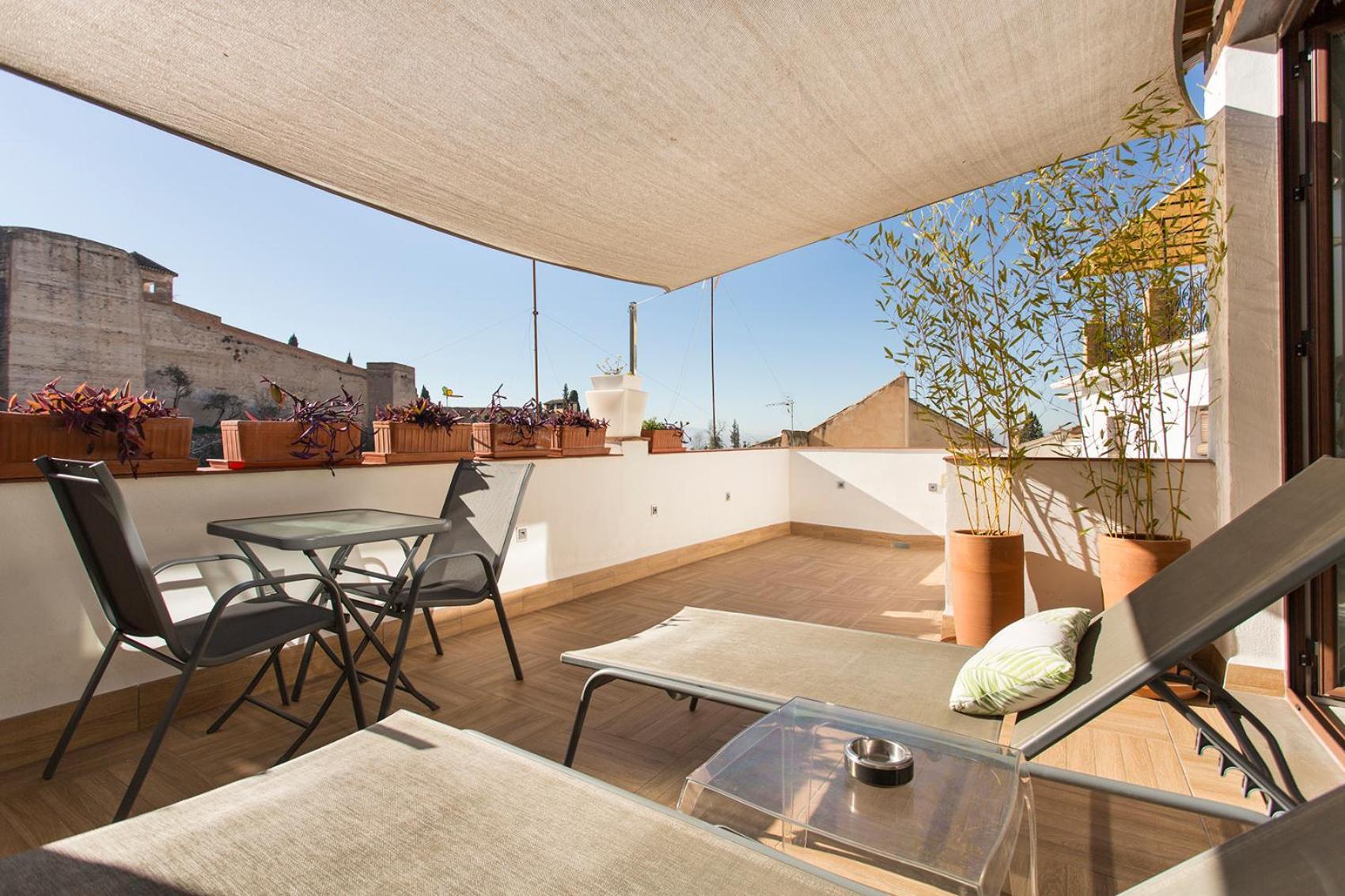 Apartamento Con Terraza Y Cochera Albaycin Granada Exterior photo