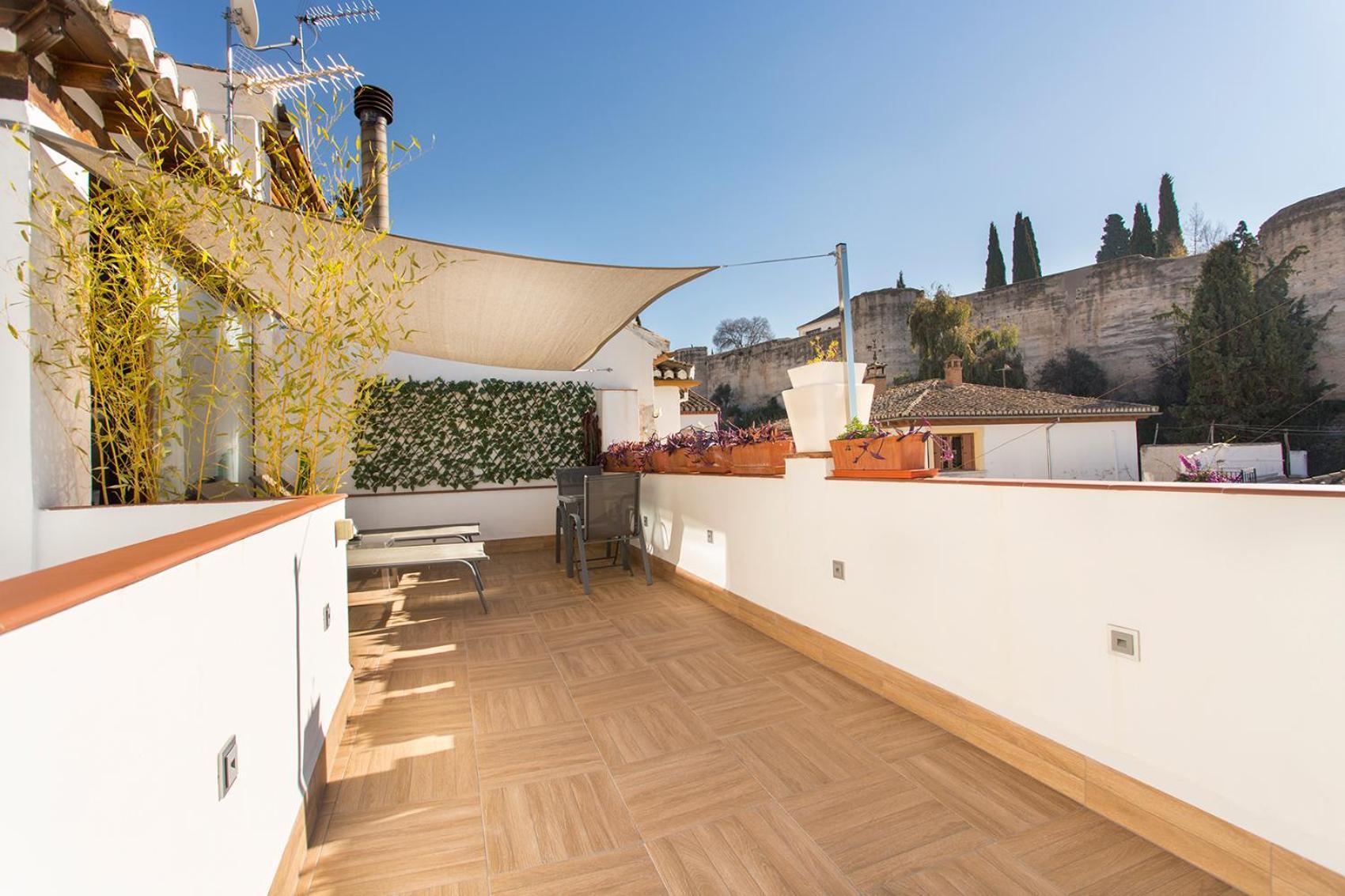 Apartamento Con Terraza Y Cochera Albaycin Granada Exterior photo